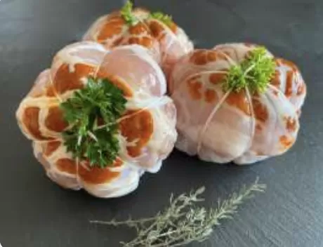 Produits élaborés de volailles les paupiett
