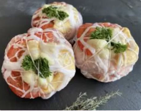 Produits élaborés de volailles les paupiett