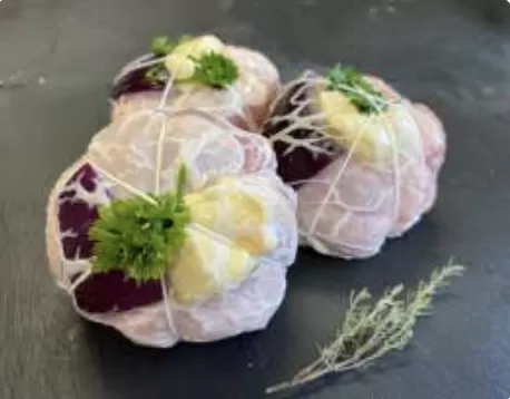 Produits élaborés de volailles les paupiett
