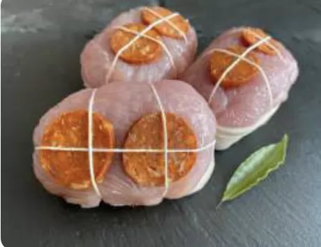 Produits élaborés de volailles les paupiett